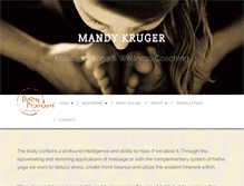 Tablet Screenshot of mandykruger.com